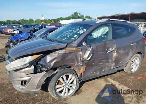 2012 Hyundai Tucson Limited from USA, damaged, VIN KM8JUCAC7CU424223